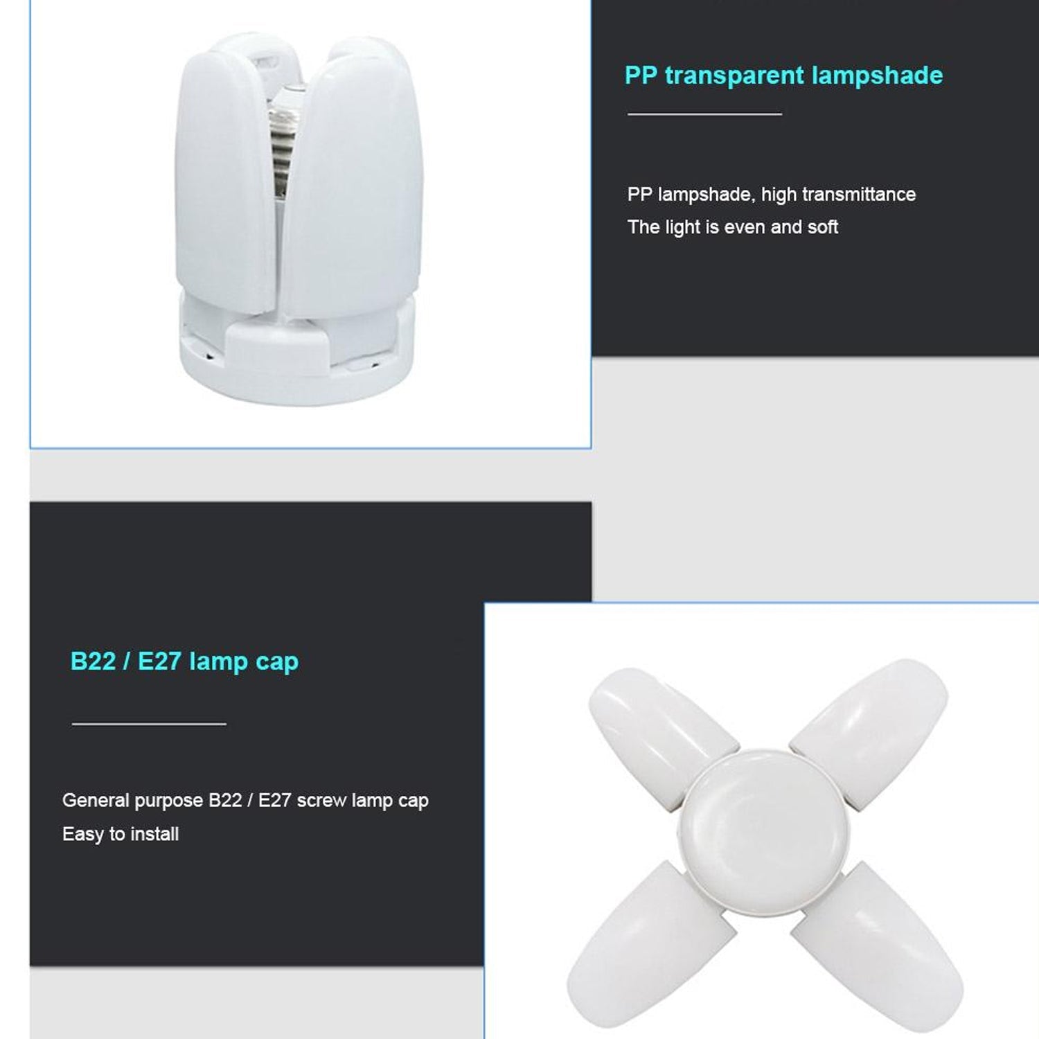6179 Fan Blade Led Bulb 28V Foldable LED Blade Fan Bulb ( 1 pc ) DeoDap 6179 Fan Blade Led Bulb 28V Foldable LED Blade Fan Bulb ( 1 pc ) DeoDap